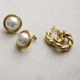 Lucia twisted earrings | gold