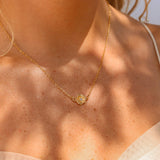 Flora necklace | gold