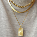 Sol necklace | gold