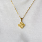 Clover necklace | gold