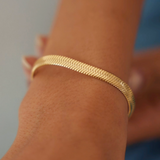 Onyx bracelet | Gold