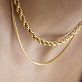 Sailor Twist Necklace | Gold