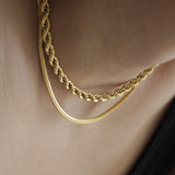 Sailor Twist Necklace | Gold
