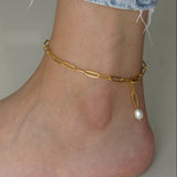 Sirena Anklet | Gold