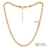 Sailor Twist Necklace | Gold