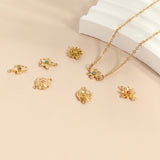 Flora necklace | gold