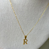 Letter Necklace | Gold