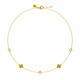 Clover necklace | Gold