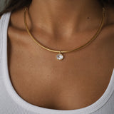 Leni necklace | Gold