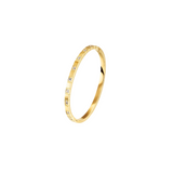 Sonnet Pave stone bangle | gold