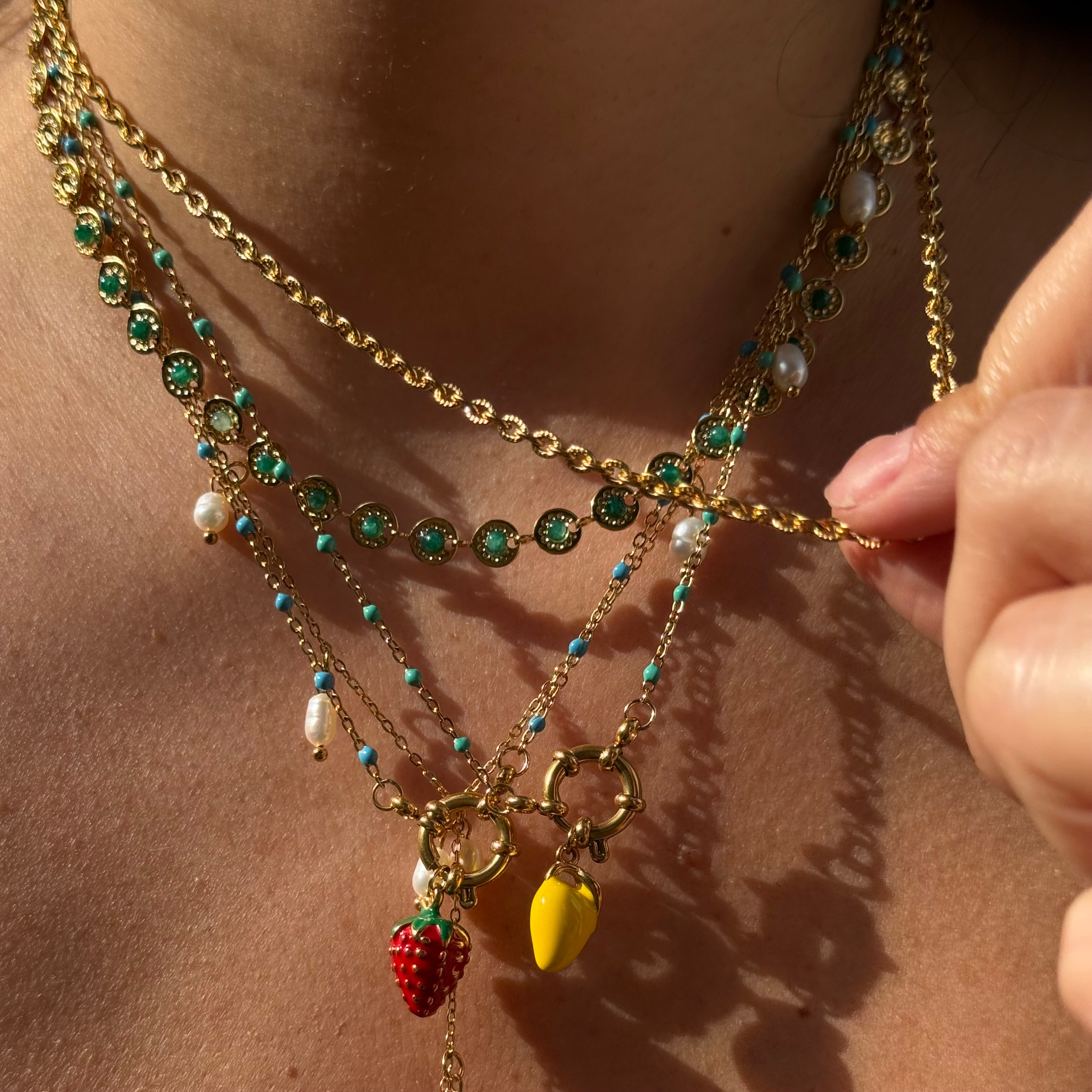 Asma necklace | gold