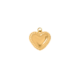 Heart of gold charm