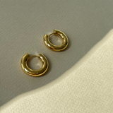 Essential hoop earrings - Small | Gold