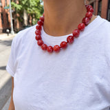 Poppy beaded necklace