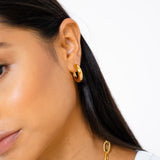 Essential hoop earrings - Small | Gold