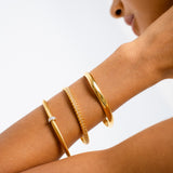 Eleni Bangle | Gold