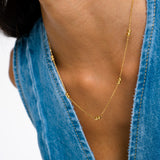 Laurel necklace | gold