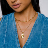 Sol necklace | gold