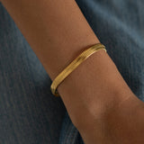 Onyx bracelet | Gold