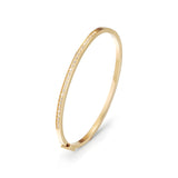 Pave Bangle | Gold