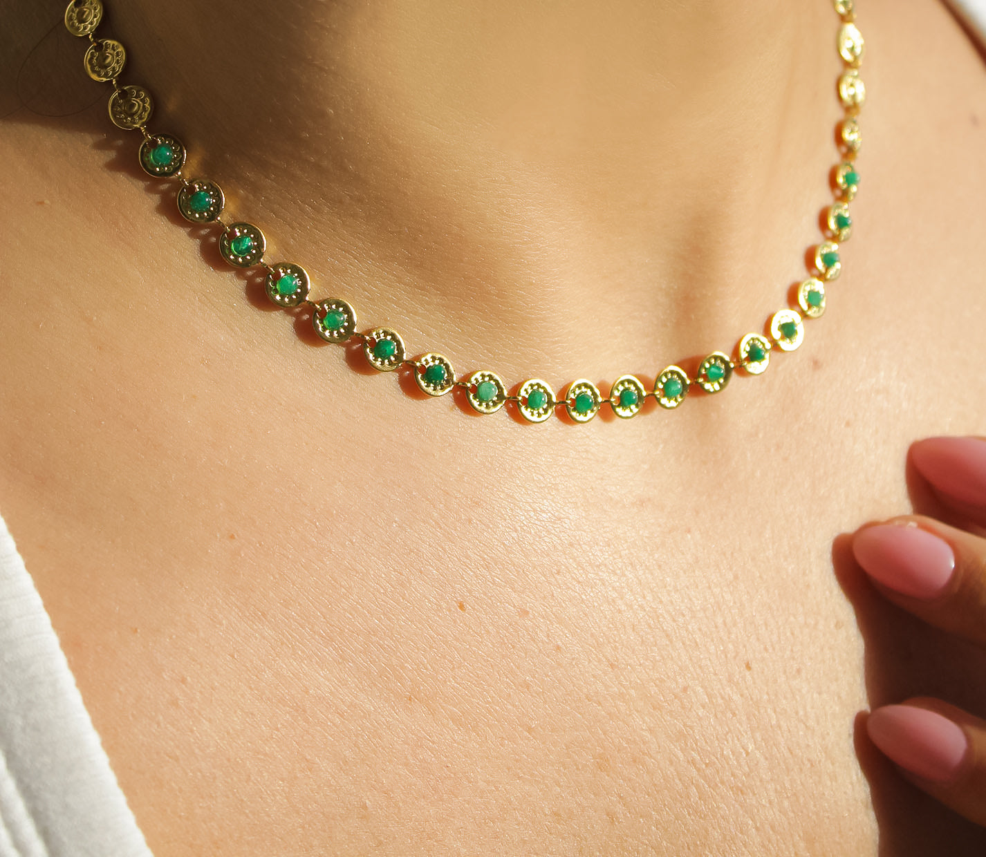 Asma necklace | gold