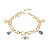 Zina eye bracelet | Gold