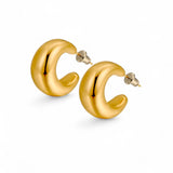 Selena Hoop Earrings | Gold