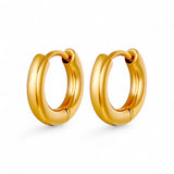 Essential hoop earrings - Small | Gold