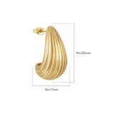 CECILIA EARRING| 18K GOLD PLATED