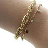 Jade Bracelet | Gold