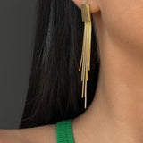 Millie Tassel Earrings | Gold