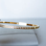 Pave Bangle | Gold