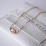 Alma eye Necklace | Gold