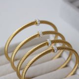 Eleni Bangle | Gold