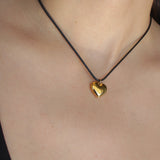 Romi Heart Necklace | Gold