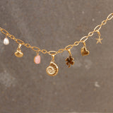 Sea Shell Charm | Gold