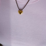 Romi Heart Necklace | Gold