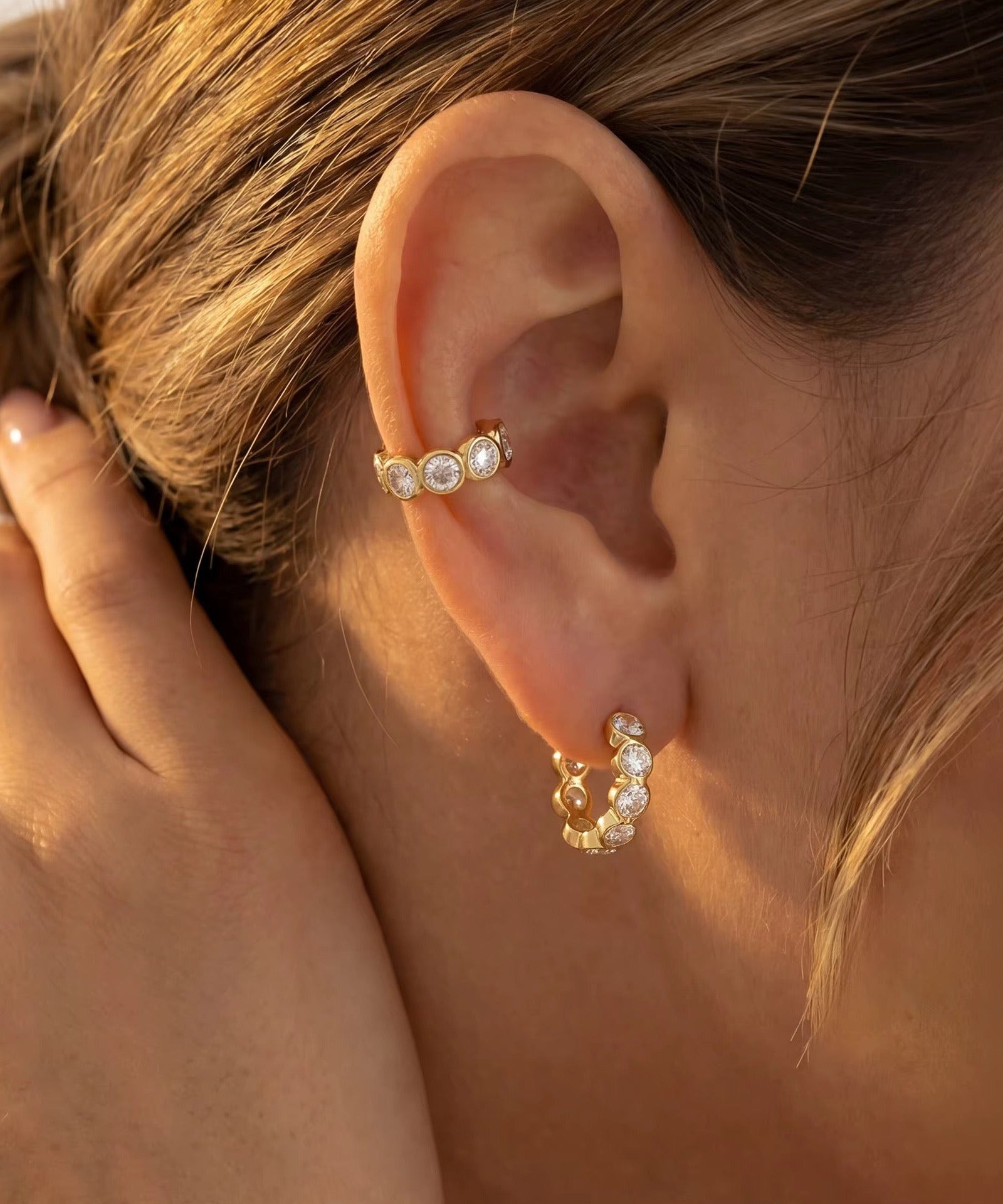 Zeina Earrings | Gold