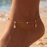 Noor anklet | Gold
