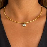 Leni necklace | Gold