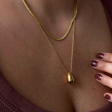 Dome Necklace | Gold