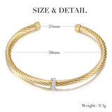 Eleni Bangle | Gold