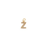 CZ Letter pendant | Gold