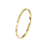 Sonnet Pave stone bangle | gold (temporarily on pre-order basis)