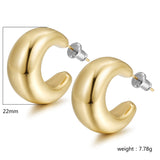 Selena Hoop Earrings | Gold