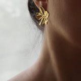 Flora Earrings | Gold