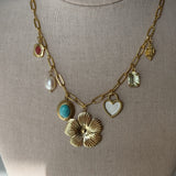 Dhalia necklace | gold