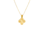 Clover necklace | gold