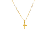 Small Cross necklace | gold