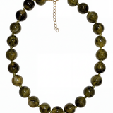 Moss beaded necklace